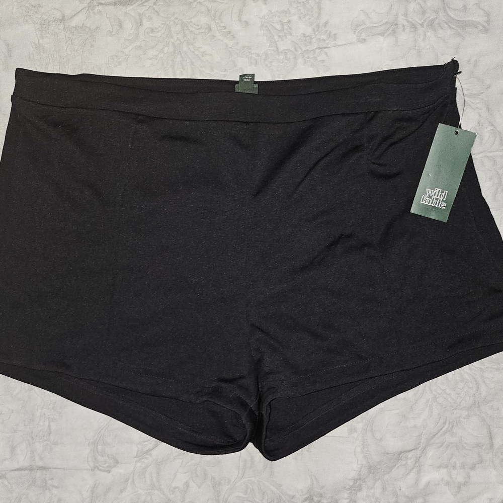 Wild Fable Jet Black Casual Shorts